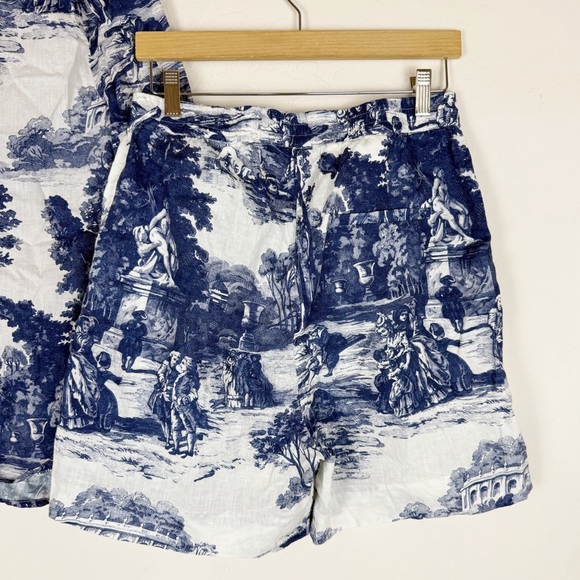 COS French Etoile blue linen set - Picture 3 of 16